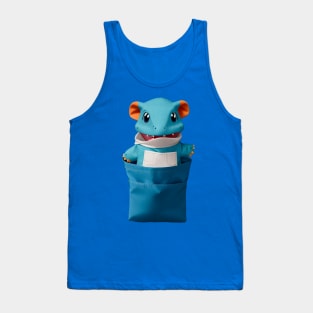 Dragon Dino shirt pocket Anime Tank Top